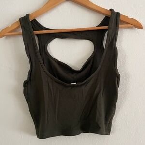Lululemon LA front cut-out crop top, 6